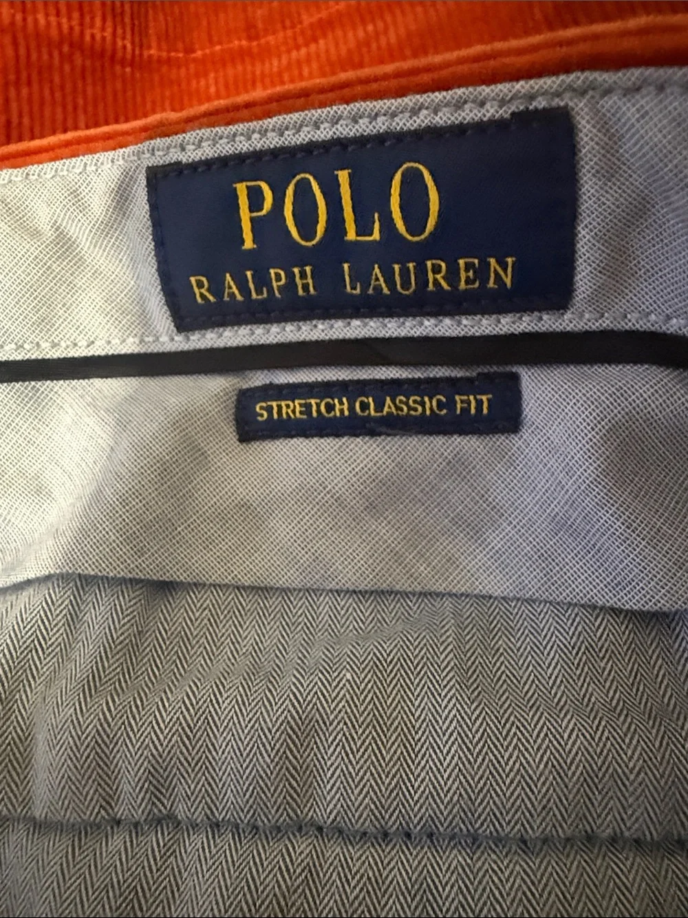 Polo by Ralph Lauren Red Corduroy Jeans with Sports Graphic